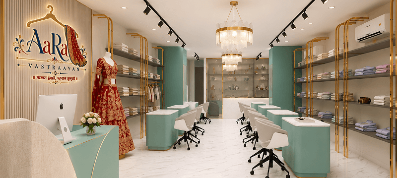 Aara Vastraayan Store Interior